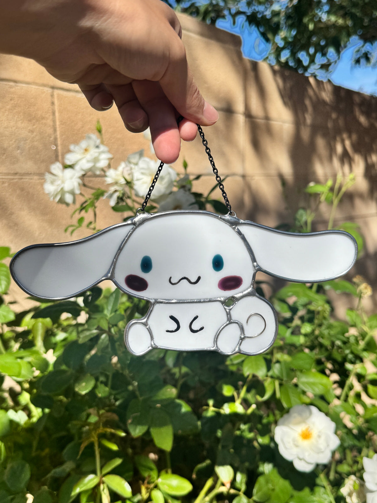 Cinnamoroll Stained Glass Art
