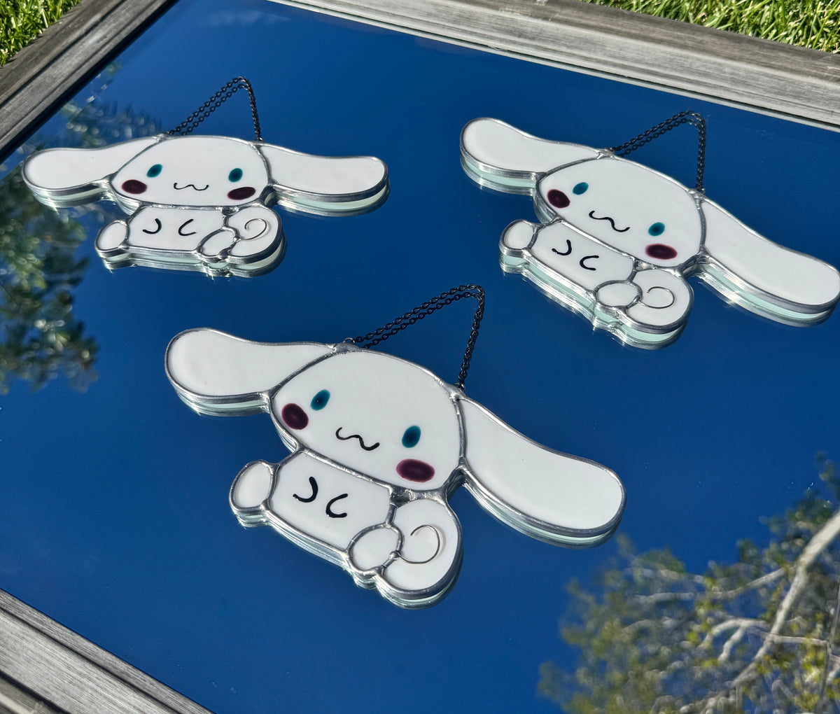 Cinnamoroll Stained Glass Art