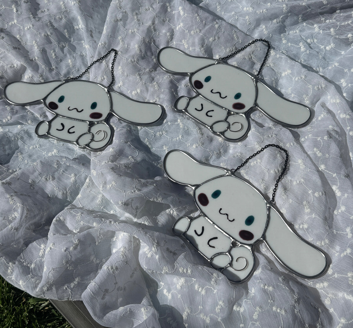 Cinnamoroll Stained Glass Art
