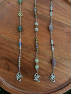 Hair Beads - Silver Dragon