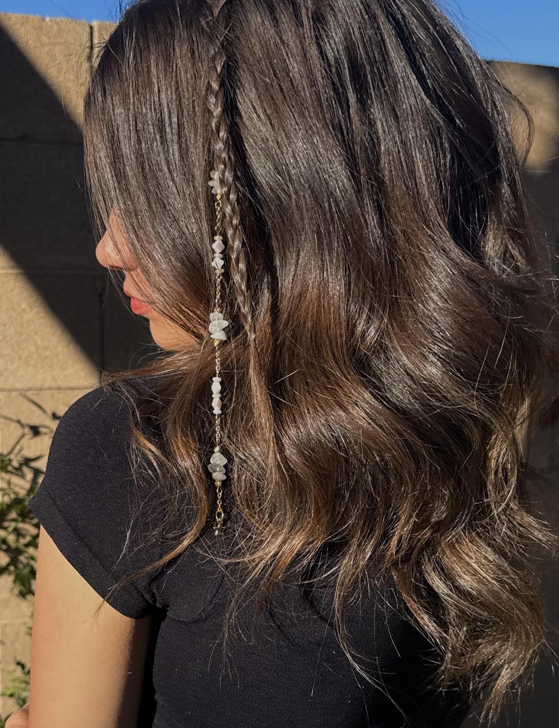 Hair Beads - Gold Moon & Star
