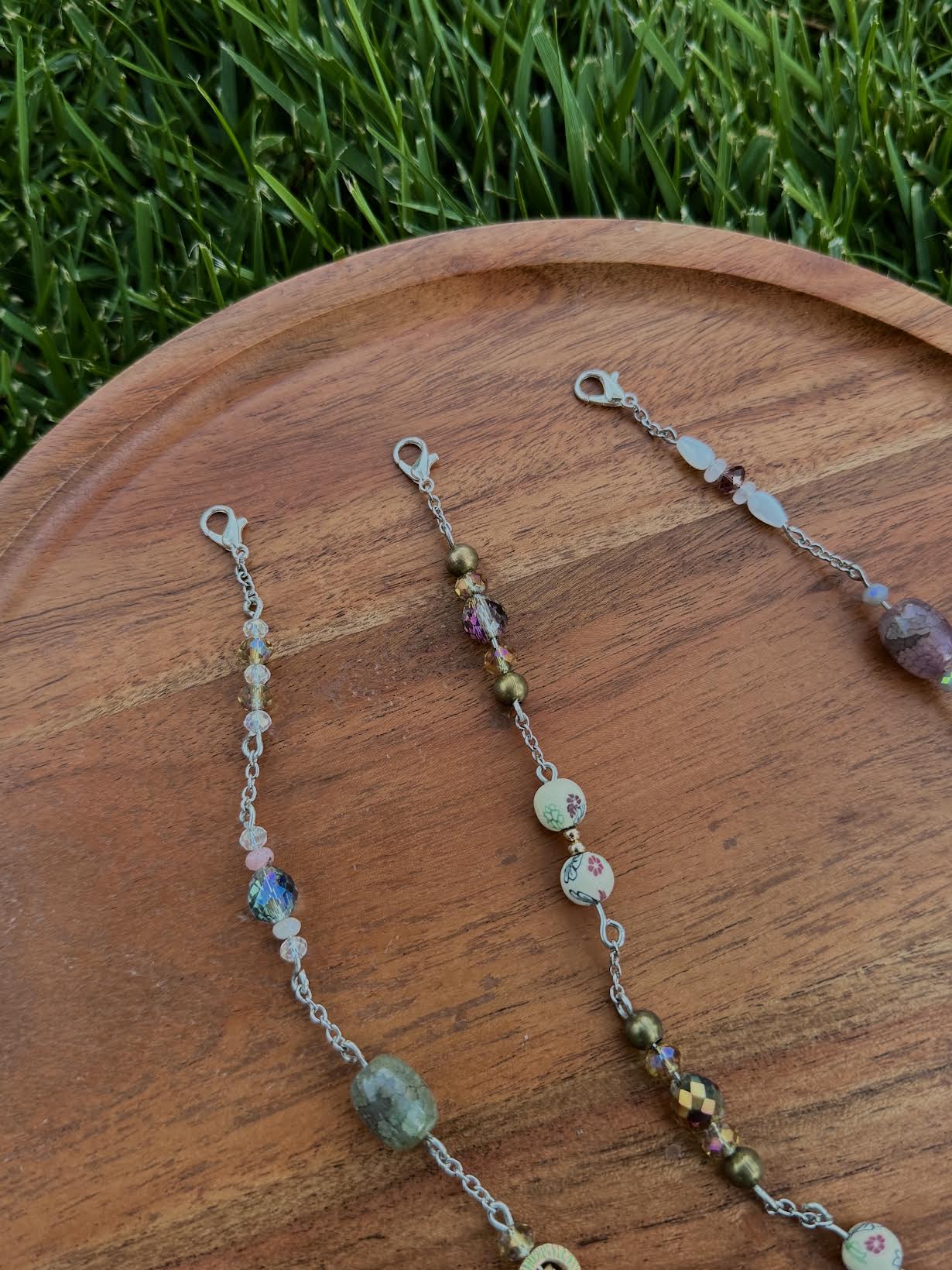 Hair Beads - Silver Dragon