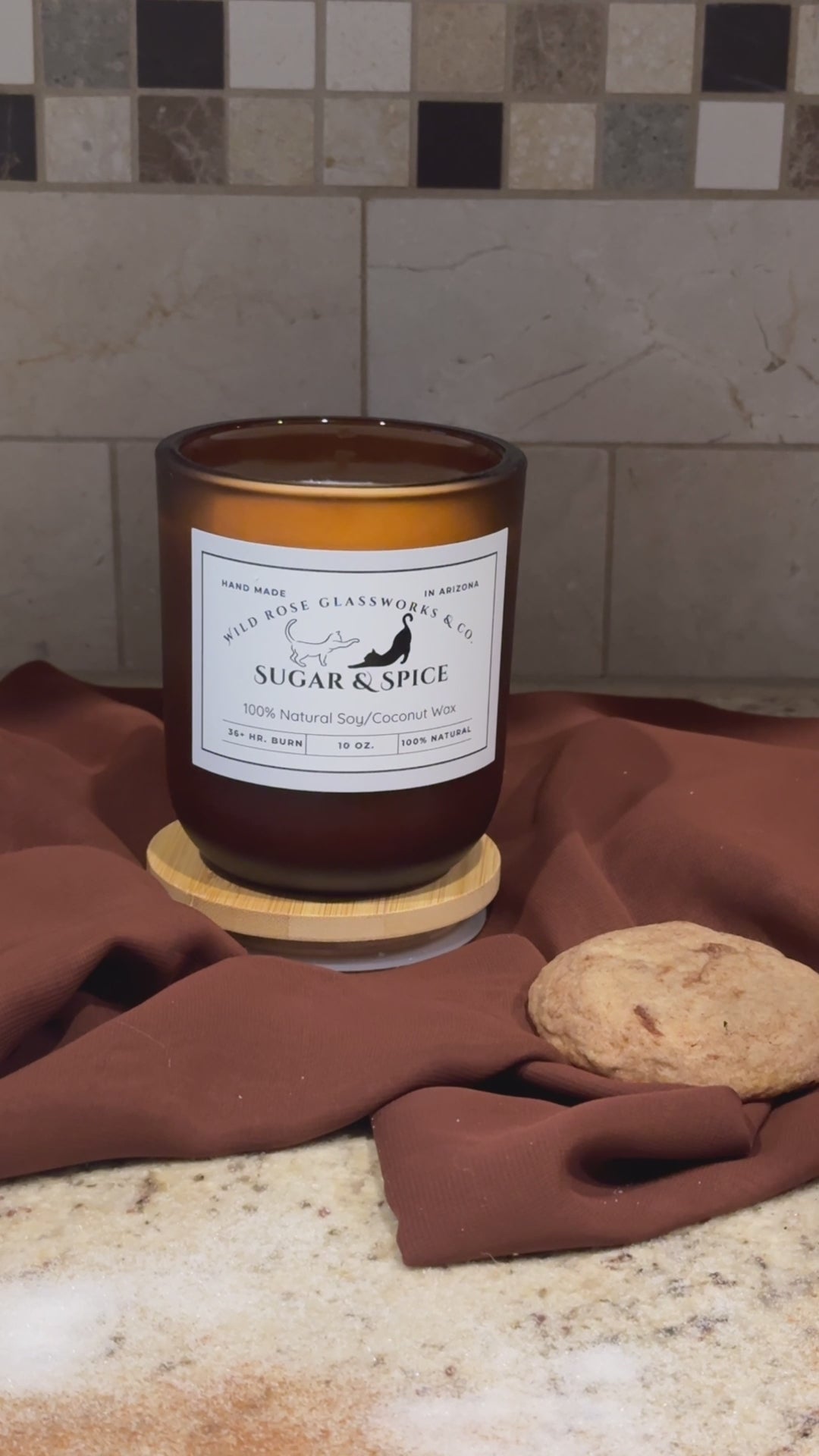 Sugar & Spice - 100% Natural Soy/Coconut Blend Candle